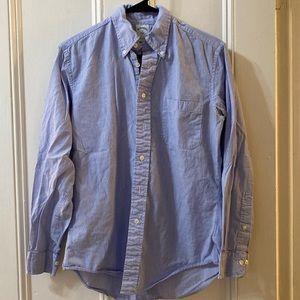 Men’s Vintage Brooks Brothers Navy Stripped Slim Fit Button Down Shirt EUC